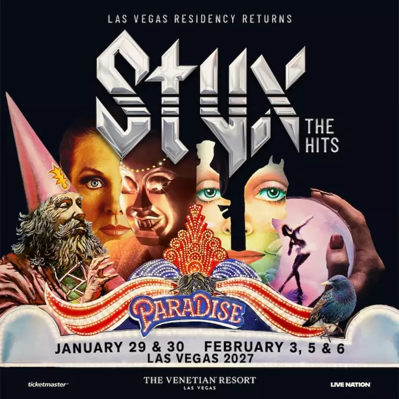 Styx 2026 & 2027 concert poster
